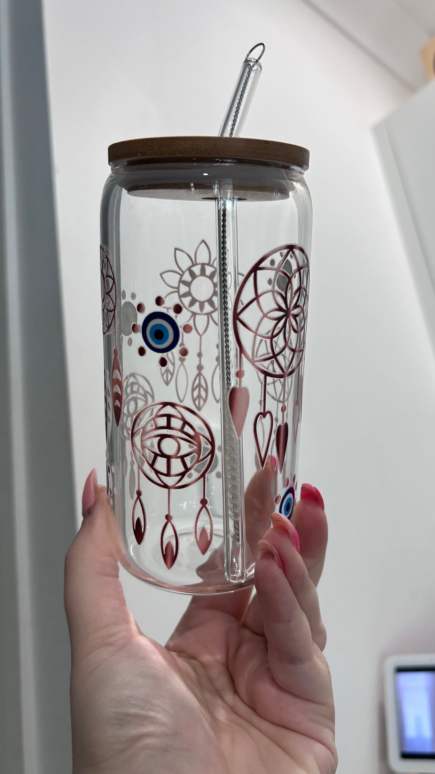 Dream catcher evil eye Cup